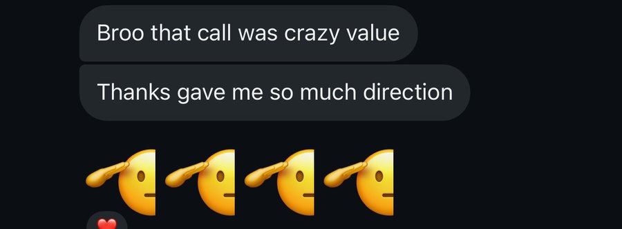 Ecommerce founder after a call